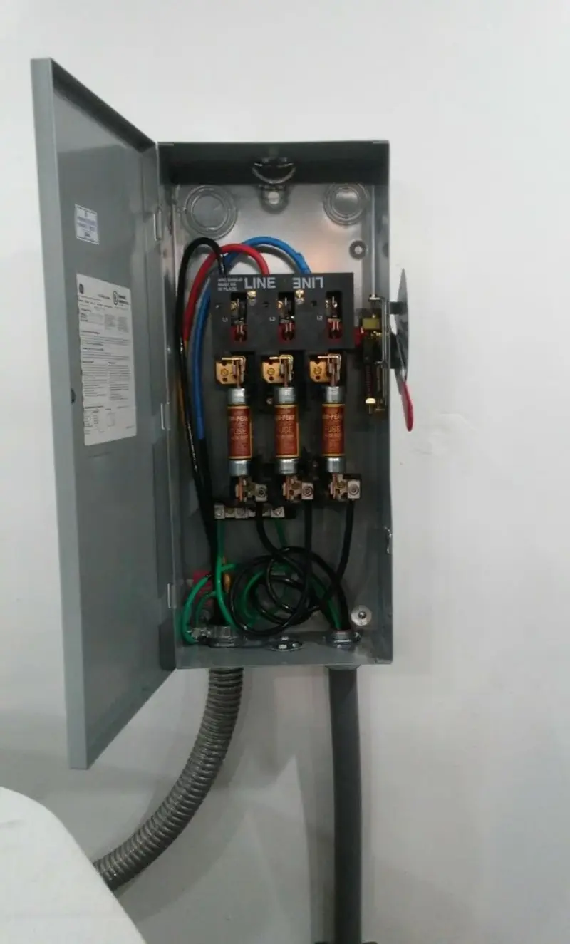Three-phase disconnect switch installed for Electrical Wiring & Rewiring in Allegan